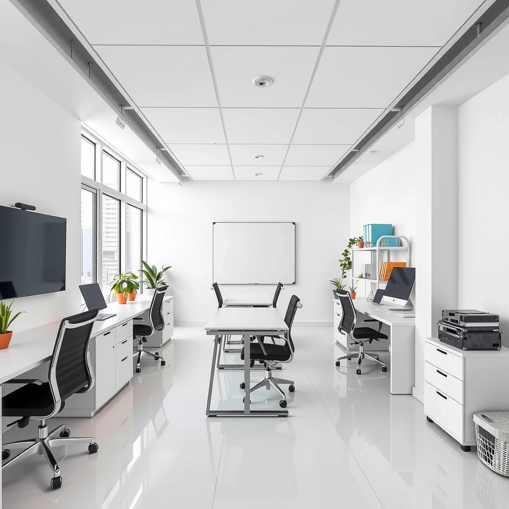 Clean and organized office space