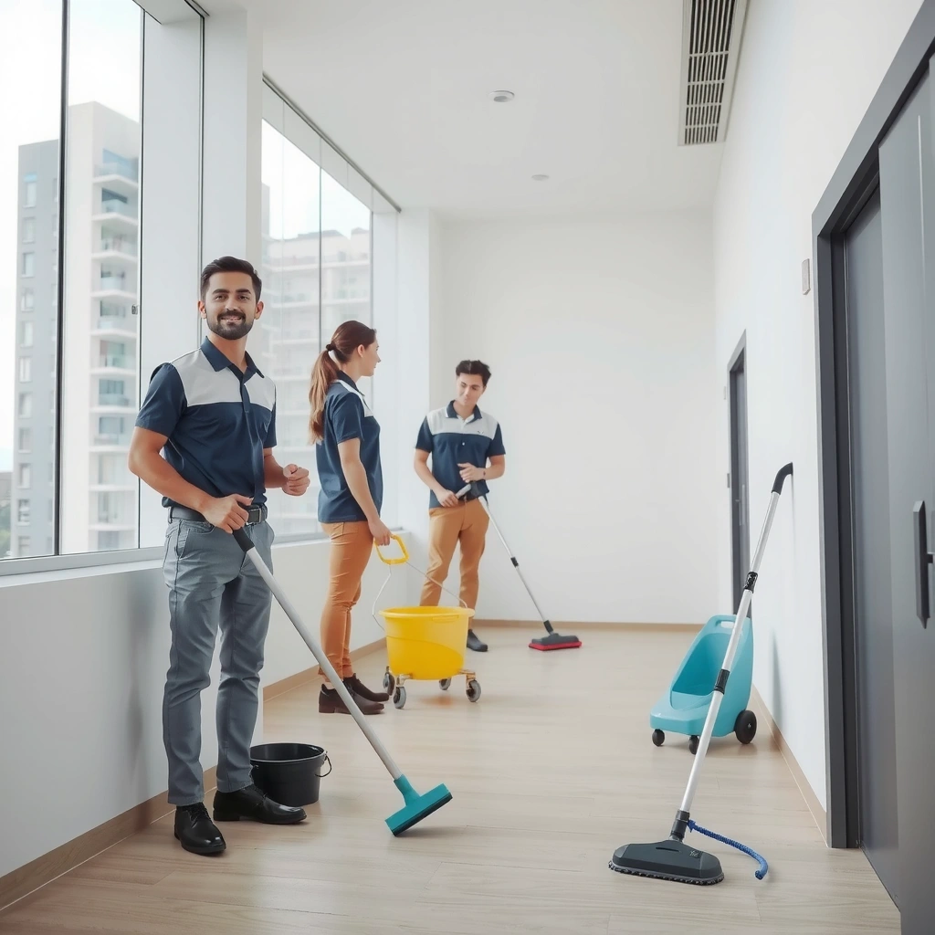 Premium cleaning service team working in Metro Manila